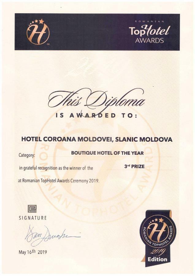 Hotel Coroana Moldovei Slănic-Moldova Dış mekan fotoğraf